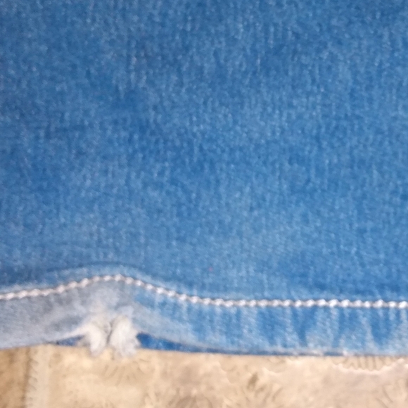 Juniors Twentyone Black Rue 21 Jeans 5/6R  Blue Denim Boot Cut Button Pockets - Picture 3 of 6